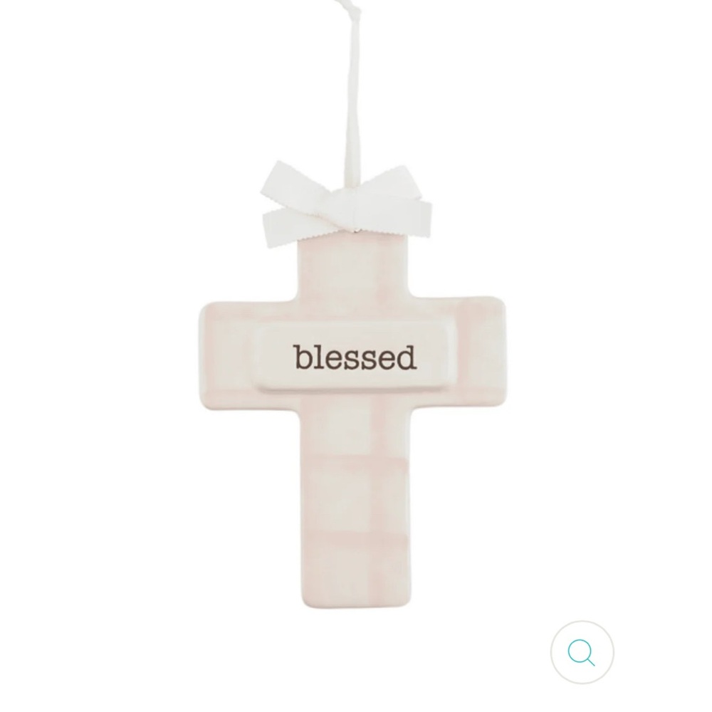 Mudpie Ceramic Keepsake Cross